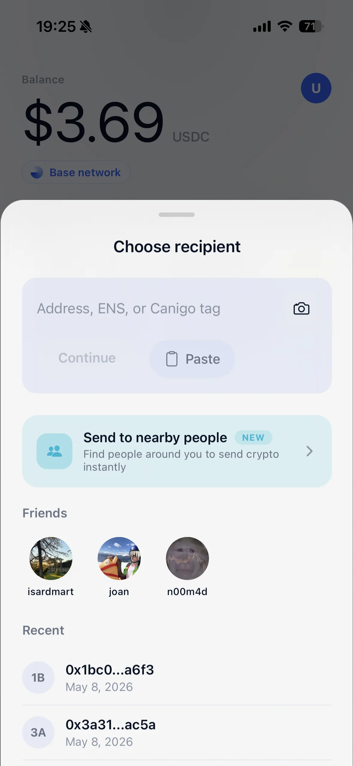 Canigo send
